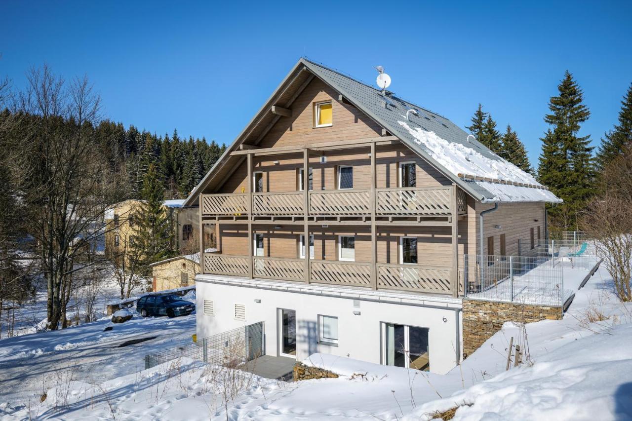 Krusnohorske Strane Apartment Loucna pod Klinovcem Luaran gambar