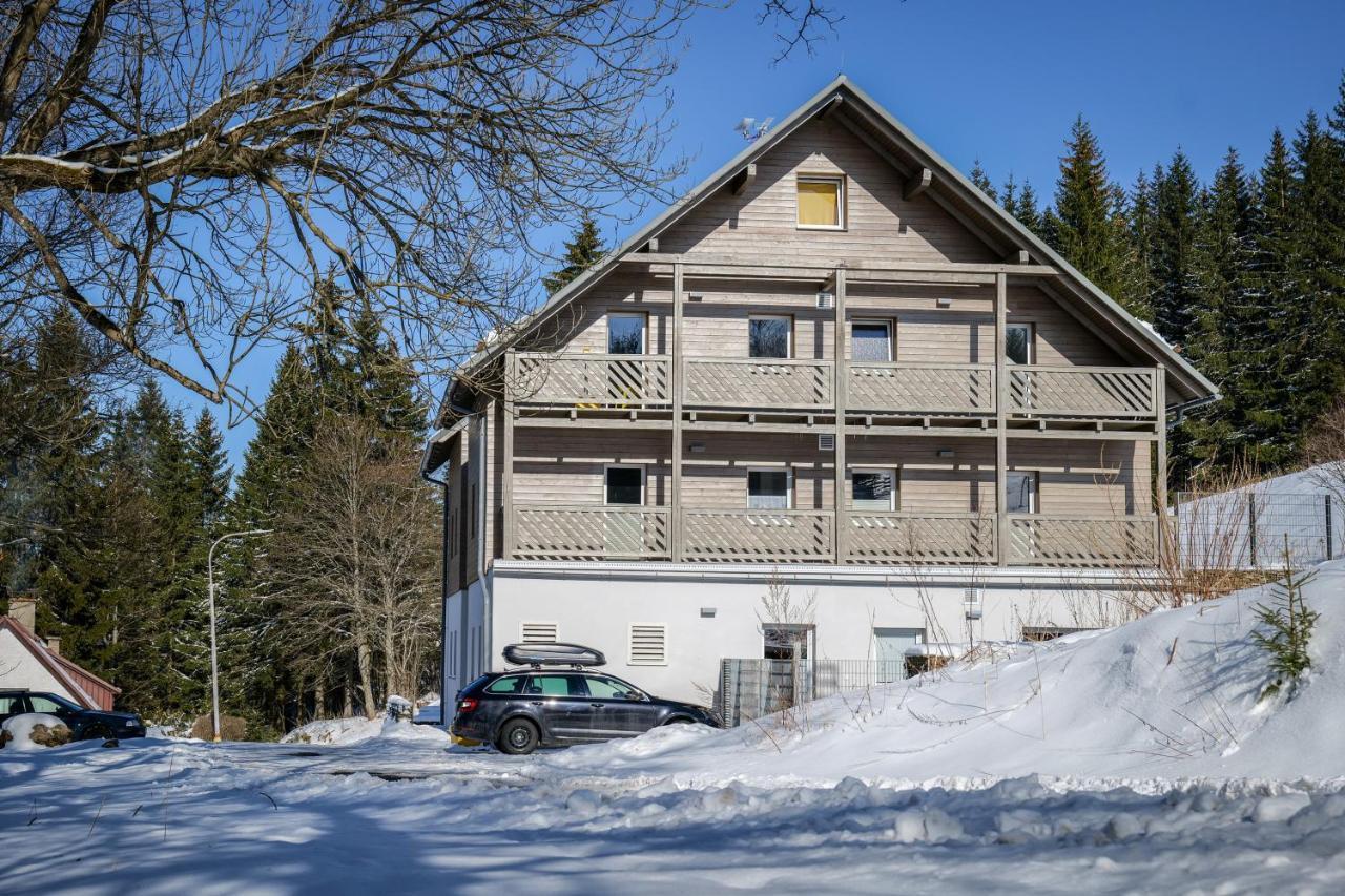 Krusnohorske Strane Apartment Loucna pod Klinovcem Luaran gambar