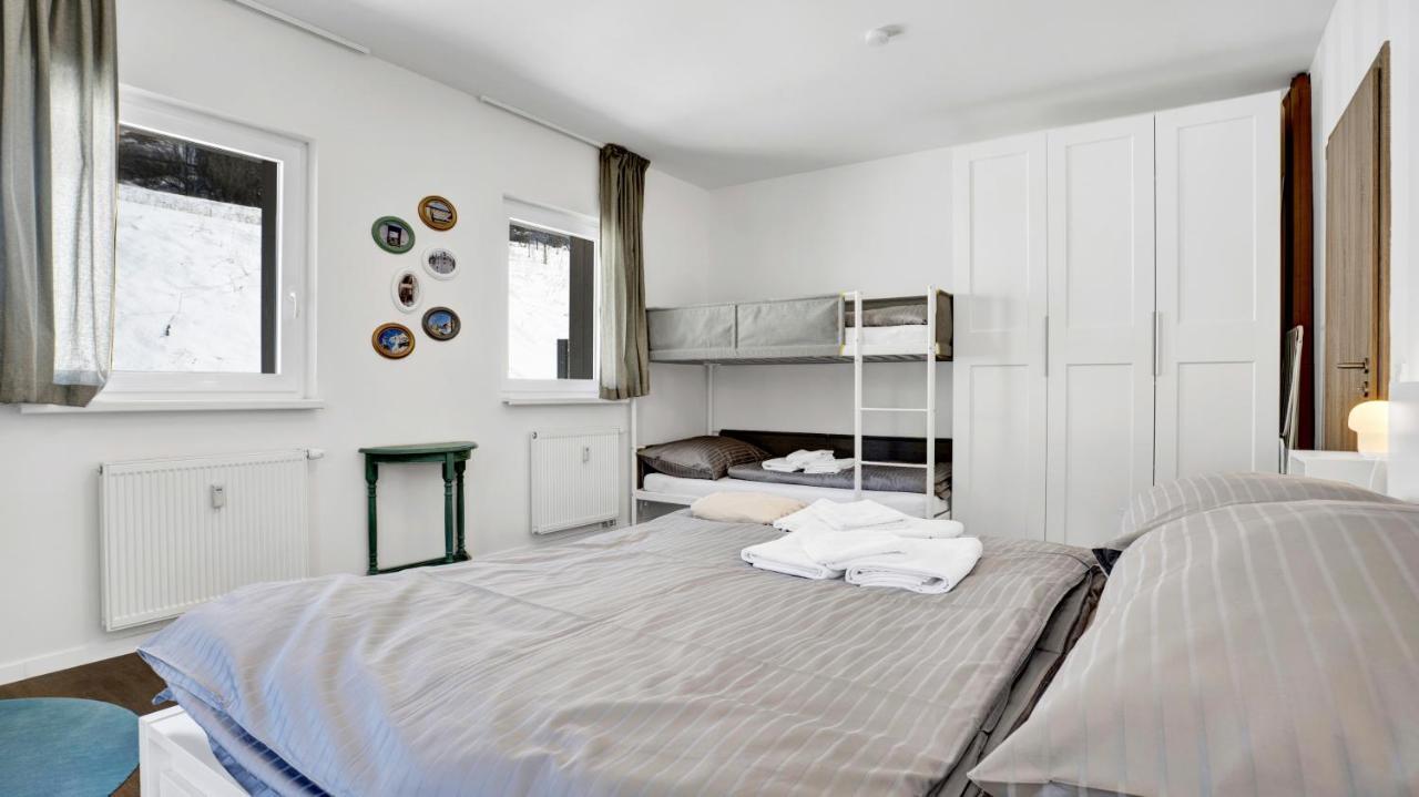 Krusnohorske Strane Apartment Loucna pod Klinovcem Luaran gambar